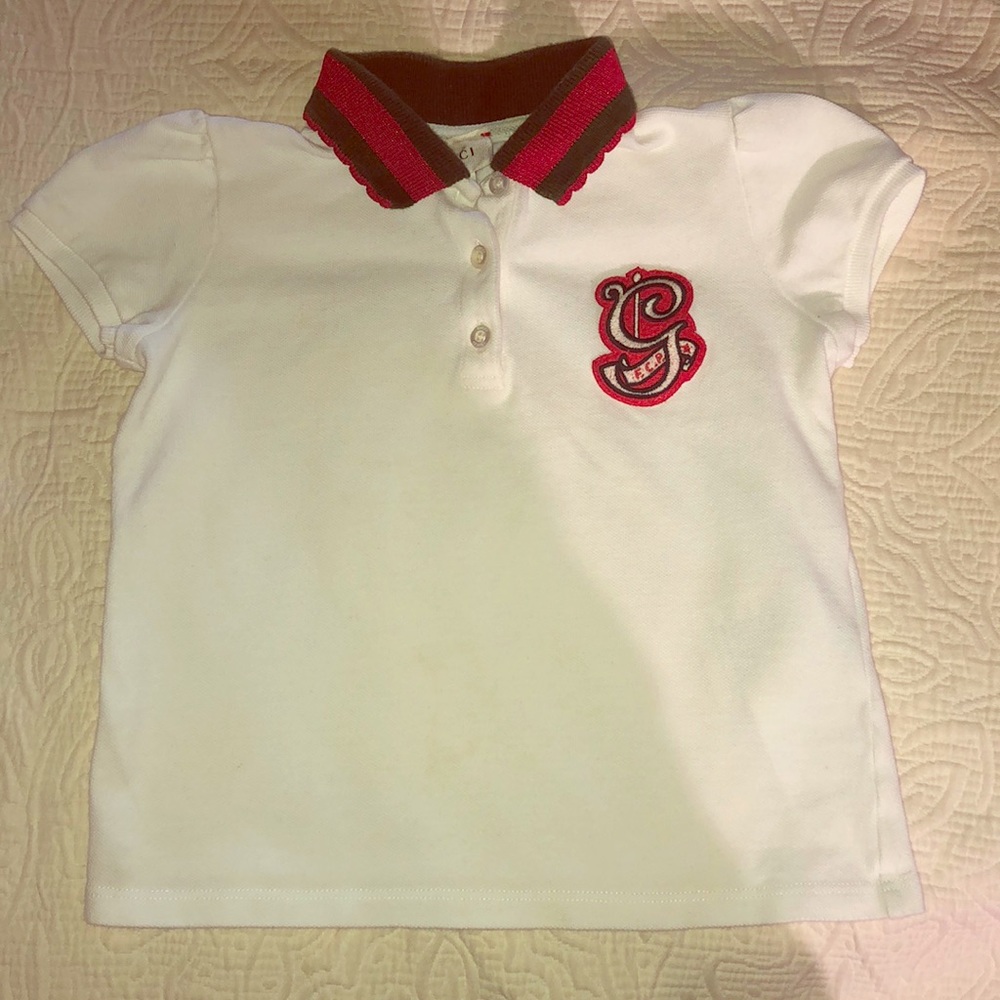 GUCCI Girls Cotton Polo Shirt